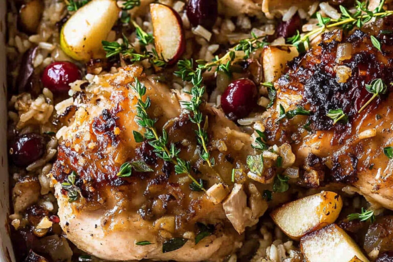 Arroz al horno con pollo