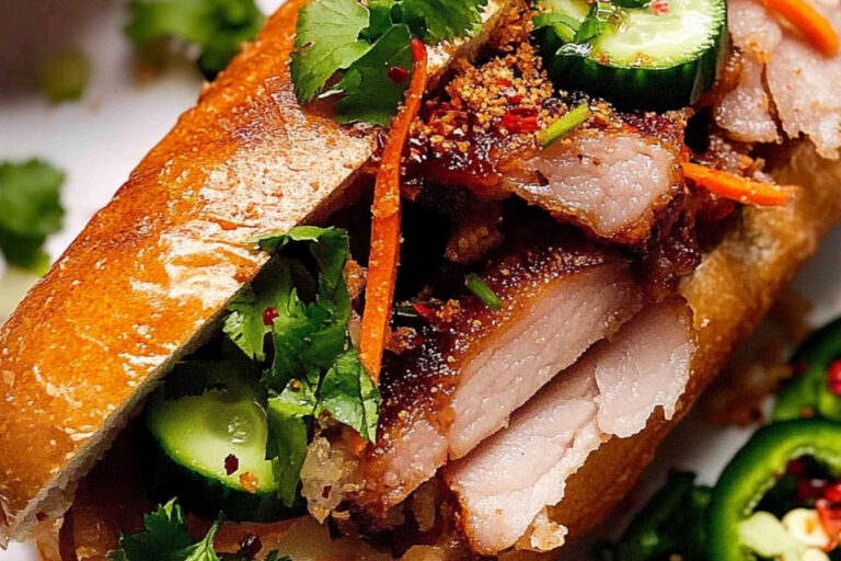 Banh Mi de panceta crujiente
