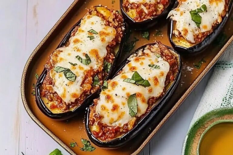 Berenjenas rellenas de carne