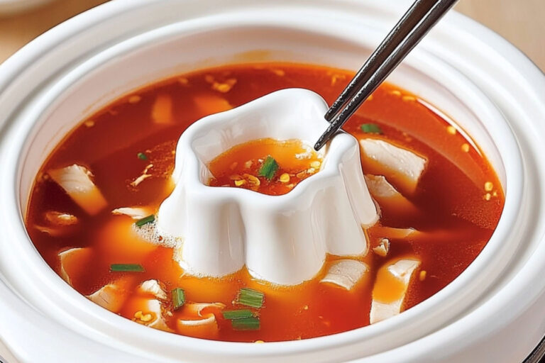 Bouillon de fondue au poulet