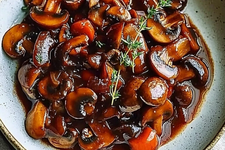 Bourguignon de champignons