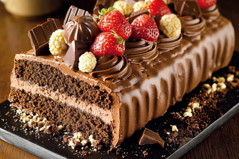 Bûche au chocolat Ferrero