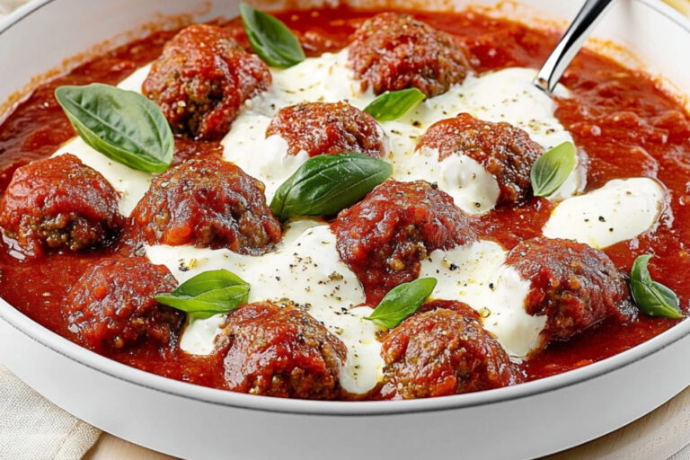 Cazuela de albóndigas veganas