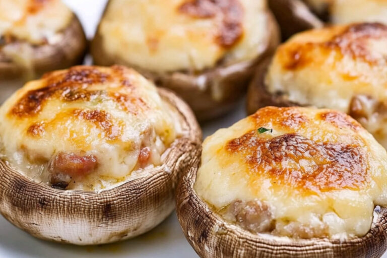 Champignons farcis au fromage