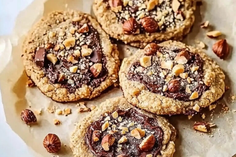 Cookies de avellanas y chocolate