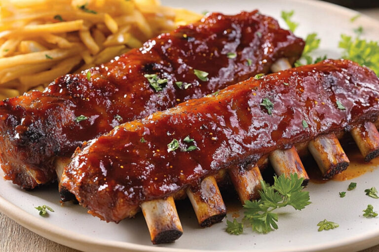 Costillas a la barbacoa