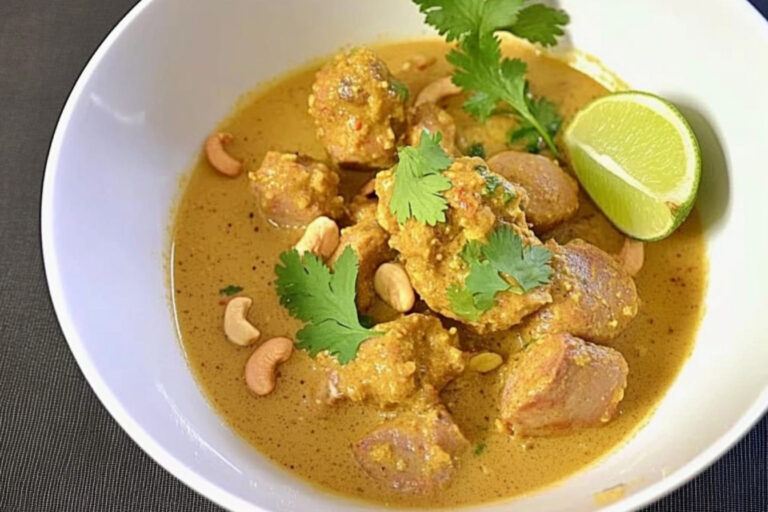 Curry de porc léger