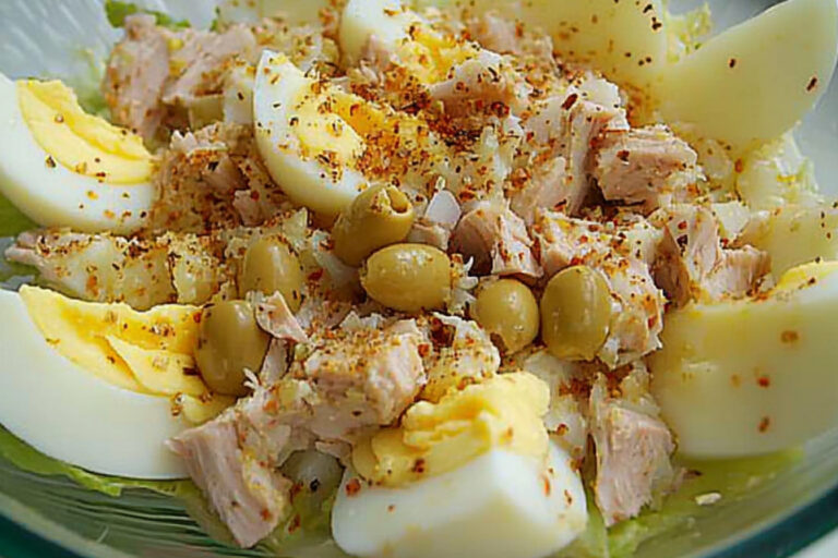 Ensalada de endivias y atún