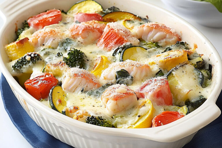 Gratin de légumes Alfredo