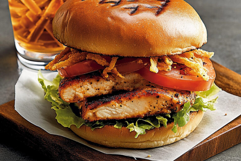 Hamburguesas de pechuga de pollo
