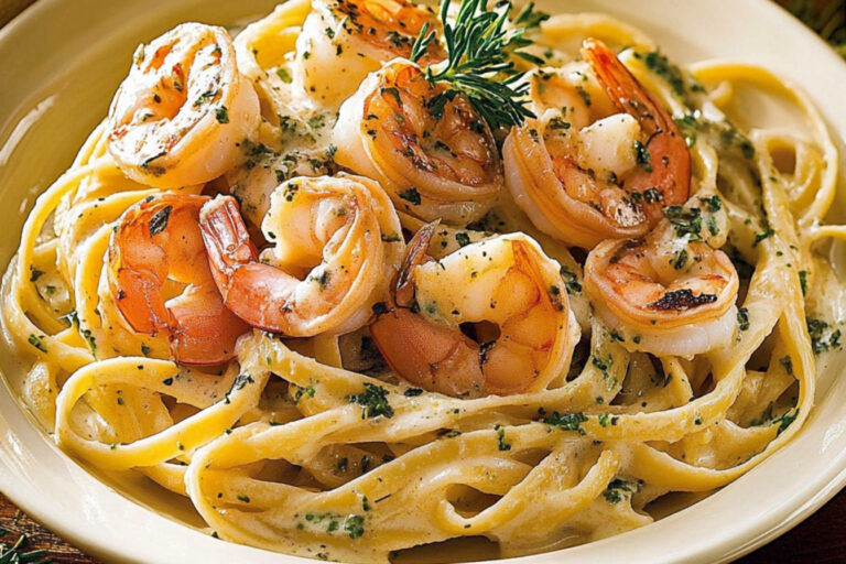 Linguines con mariscos y limón