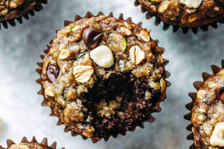 Muffins de calabacín saludables