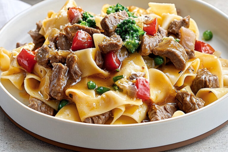 Pappardelles a la fondue chinaise