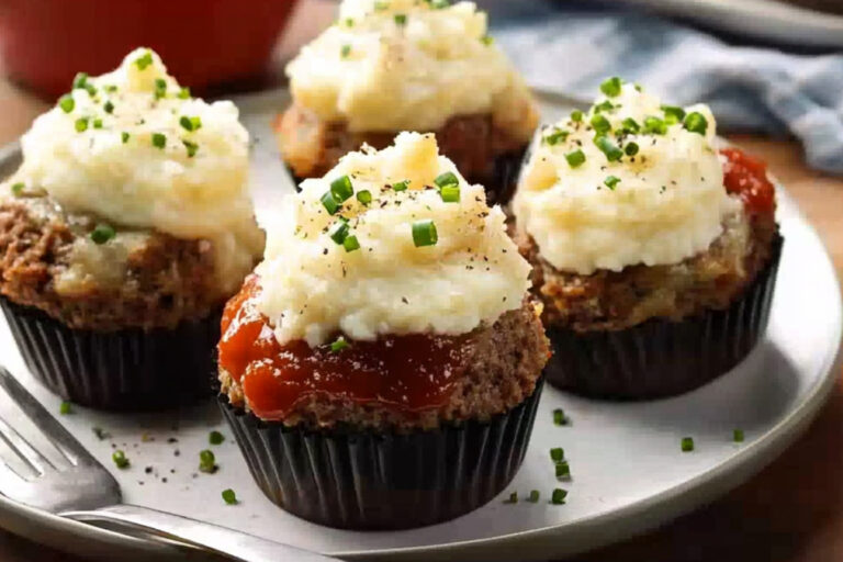 Pastelitos de carne con puré