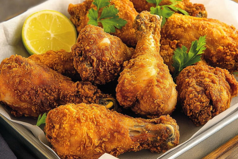 Pilons de pollo fritos