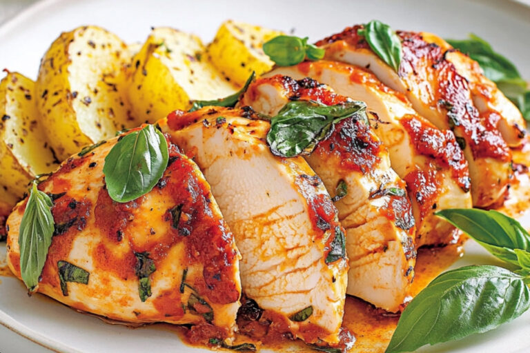 Pollo Hasselback a la Italiana