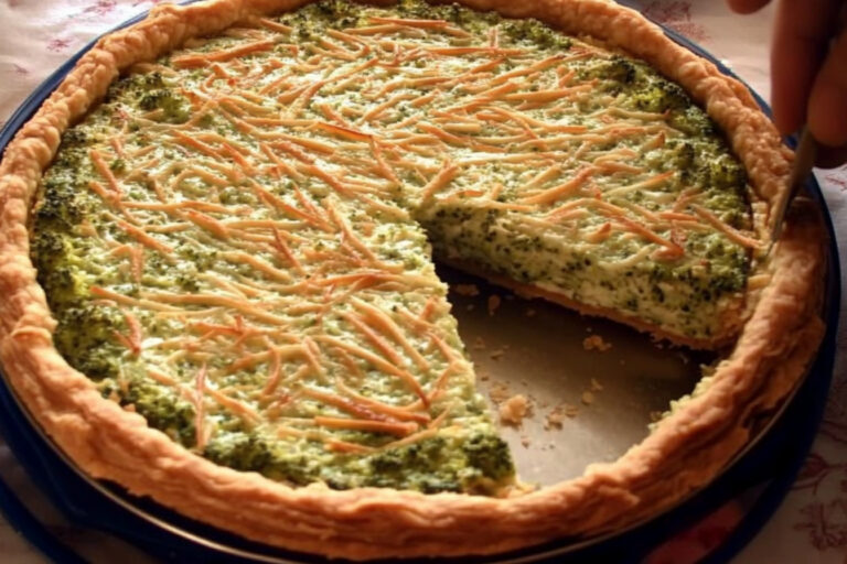 Tarta de atún y brócoli