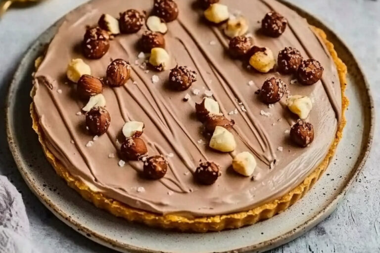 Tarta de chocolate y avellanas