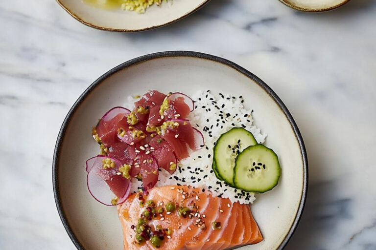Tazón de Sushi de Salmón