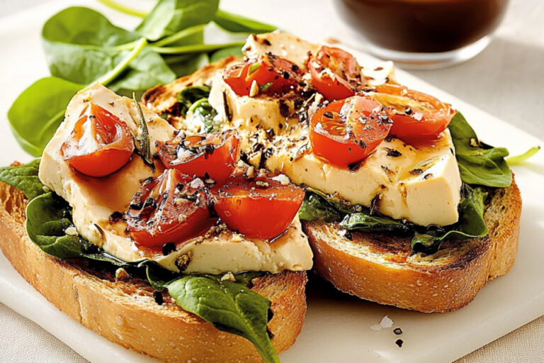 Tostadas de tofu