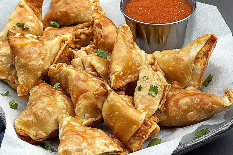 Wontons quesadillas de pollo