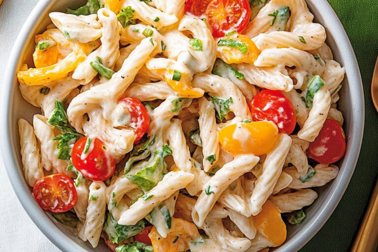 Ensalada de pasta ranch