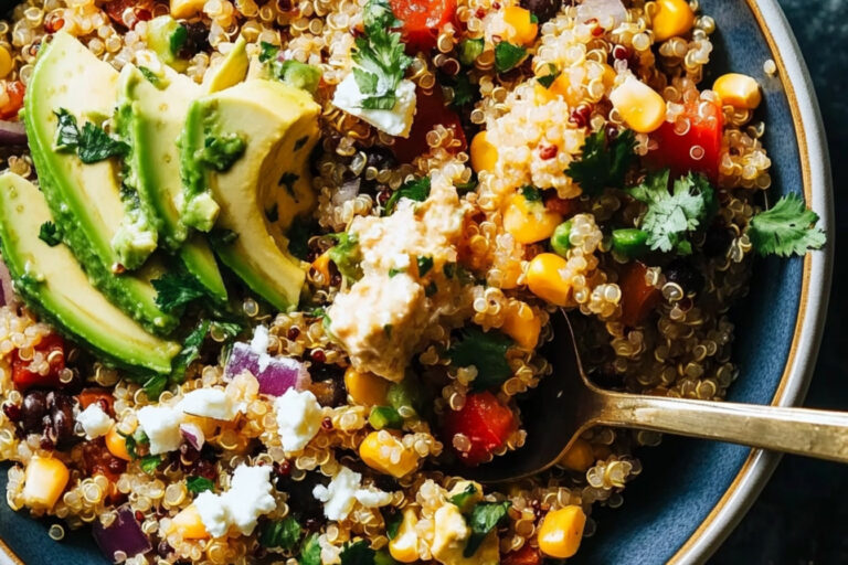 Ensalada de quinoa estilo elote