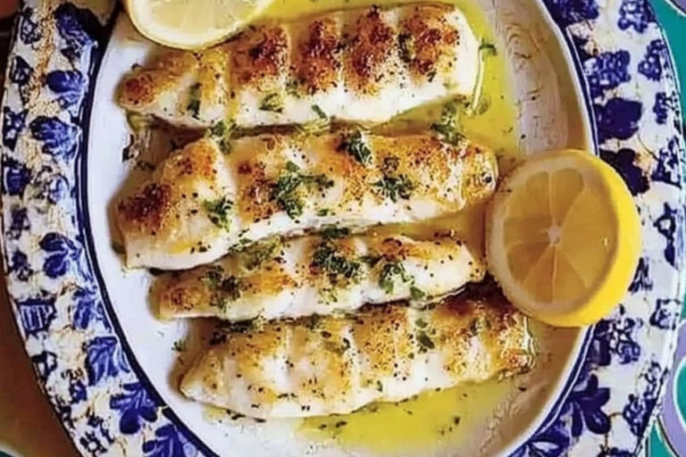 Filetes de pescado al limón