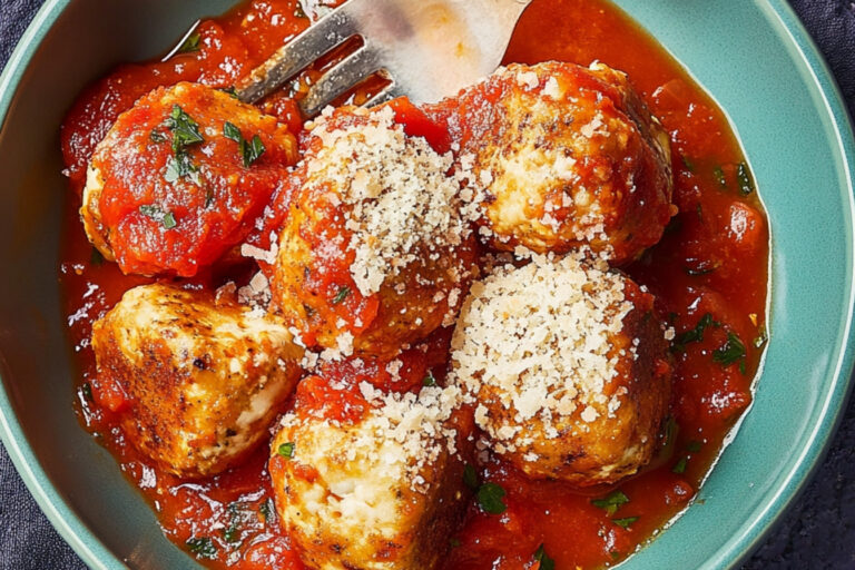 Albóndigas de tofu en salsa