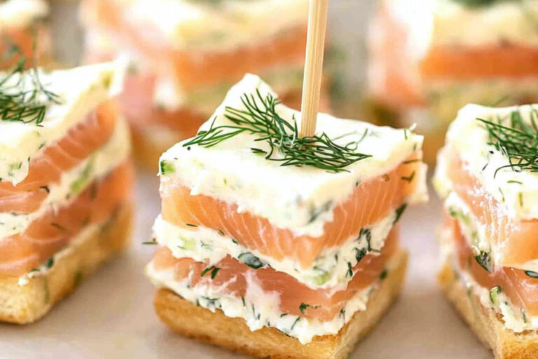 Aperitivo de salmón ahumado irresistible y fácil