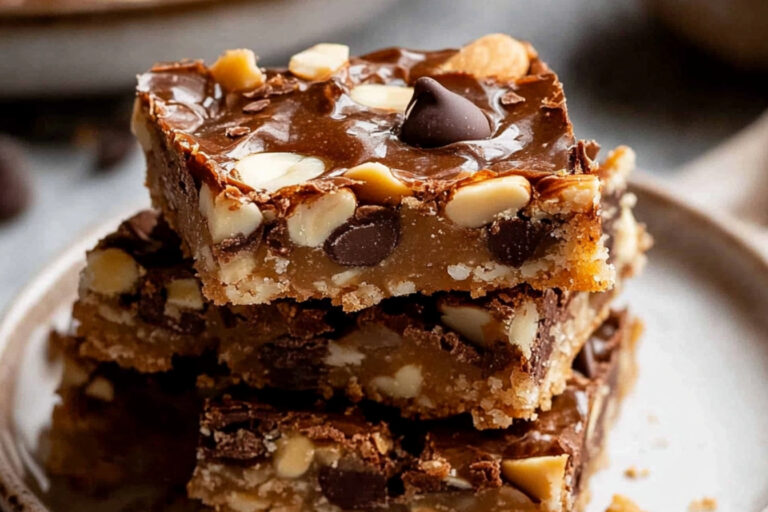 Barritas de chocolate y nueces sin ensuciar