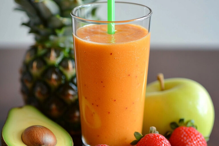 Batido de frutas simple