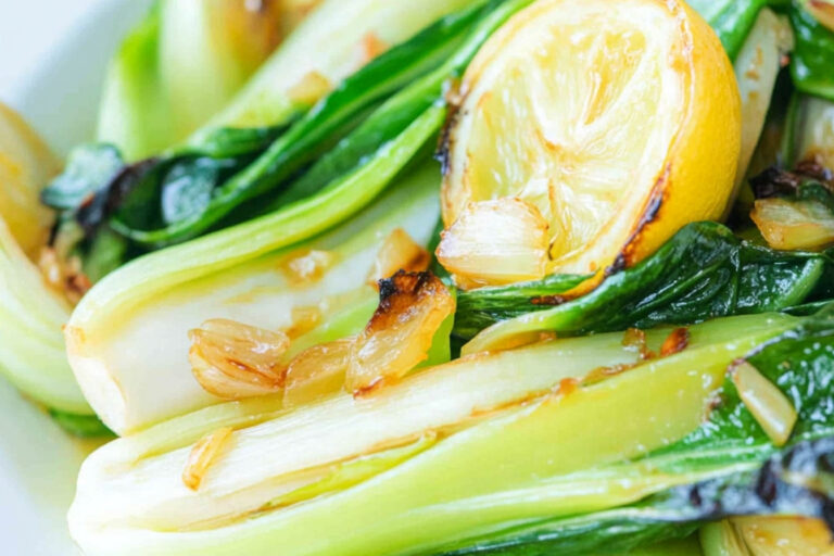 Bok Choy al Ajo y Limón: Sabores Irresistibles