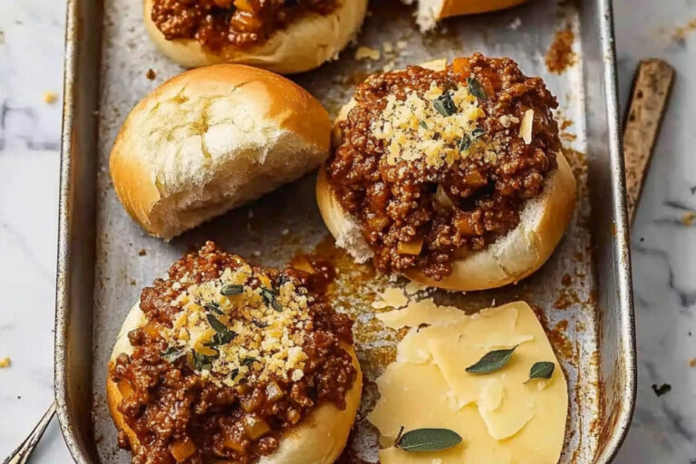 Bollos de Boloñesa con Queso Deliciosos