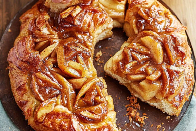 Bollos de manzana y toffee irresistibles