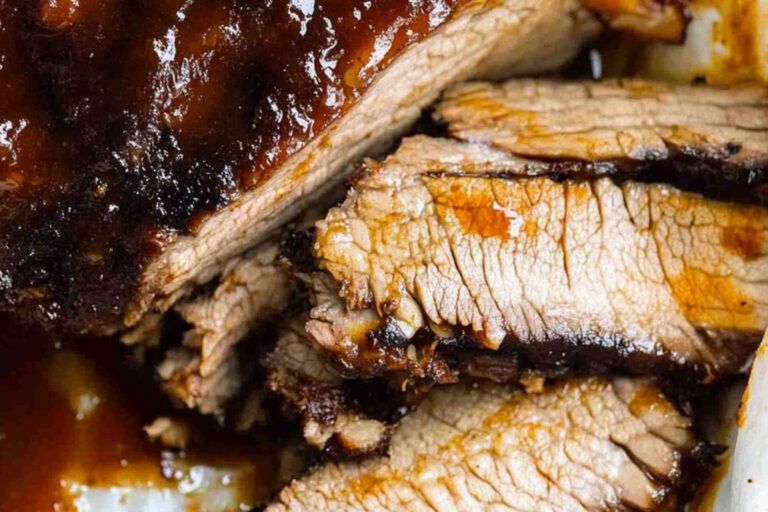 Brisket a la Barbacoa en Olla Lenta