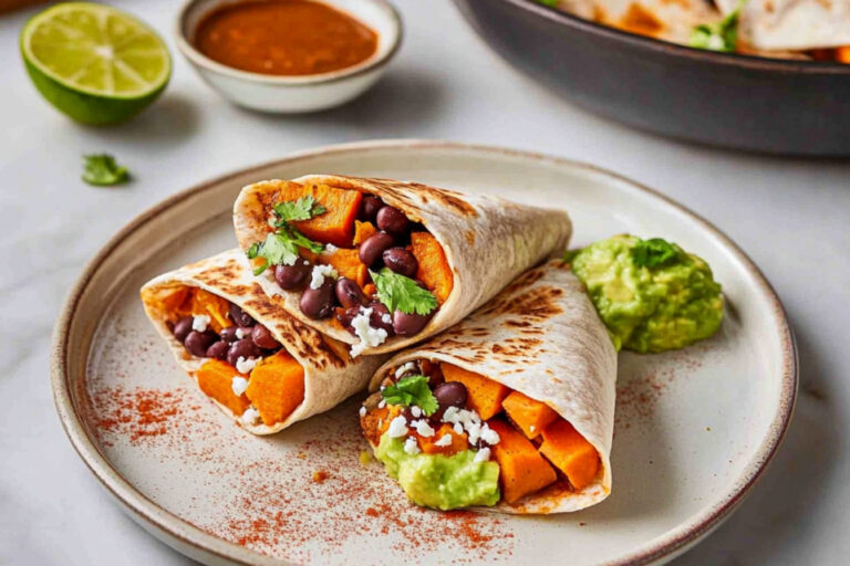 Burrito de Batata Asada Delicioso y Saludable