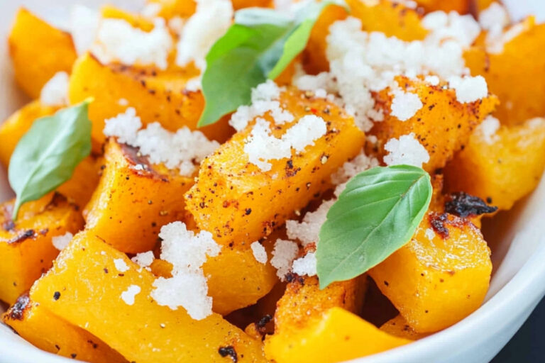 Butternut asada con un toque dulce y picante