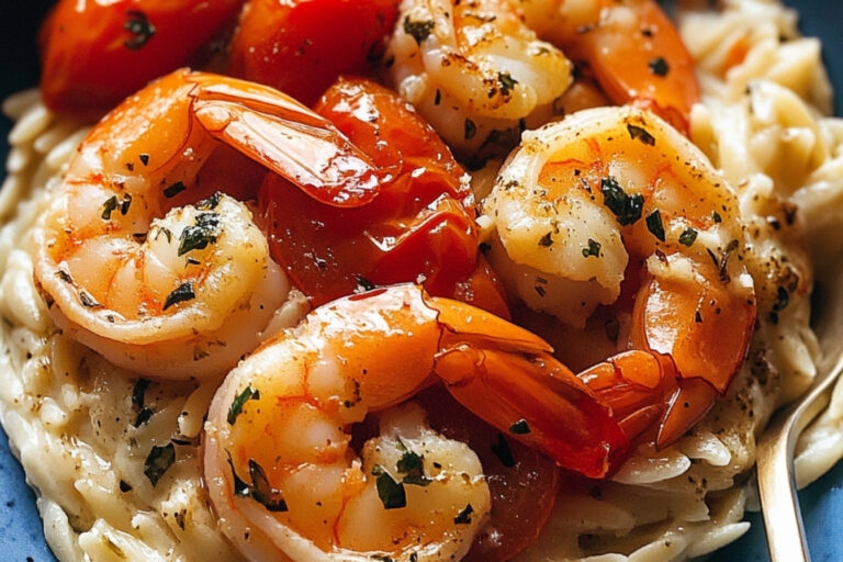 Camarones al ajo con orégano