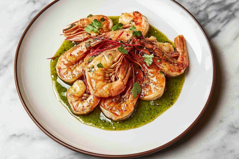 Camarones picantes al estilo Jamie Oliver