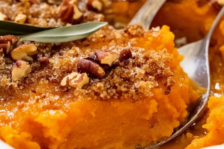 Cazuela de Boniato con Mantequilla Dorada deliciosa