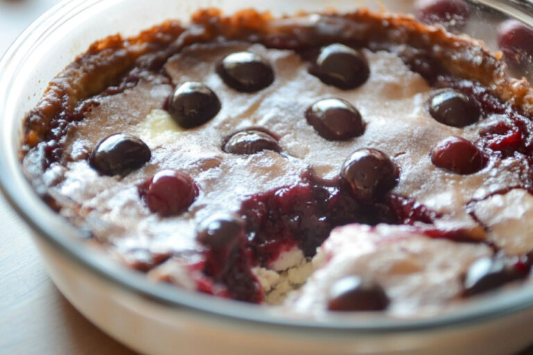 Clafoutis de cerezas: un postre irresistible fácil