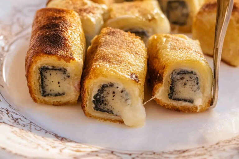 Croques rullés de raclette
