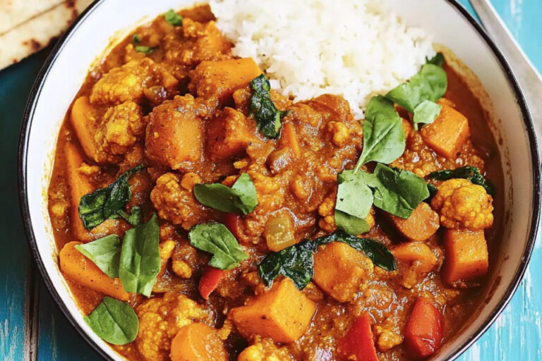 Curry de vegetales asados