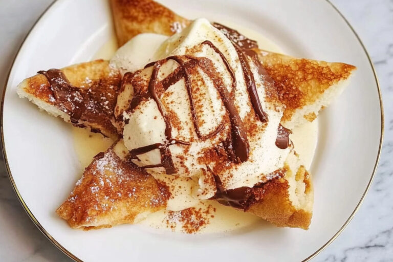 Delicia crujiente: ¡paquete de helado caliente!