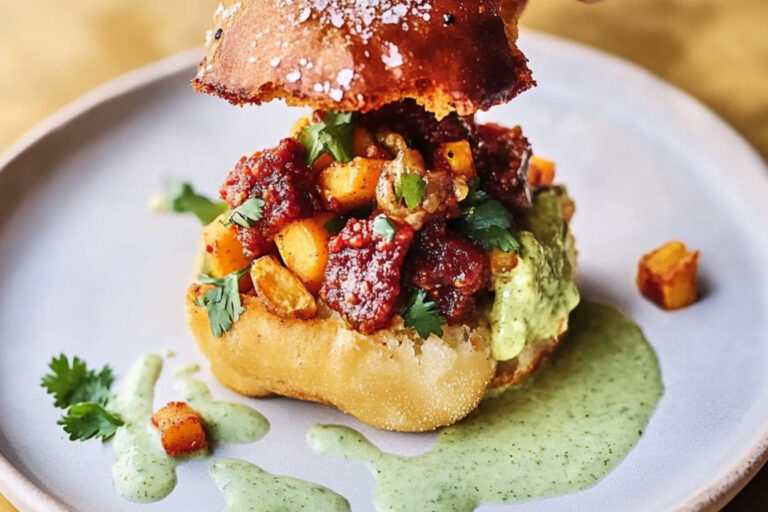 Deliciosa Butty de Batata al Estilo Indio