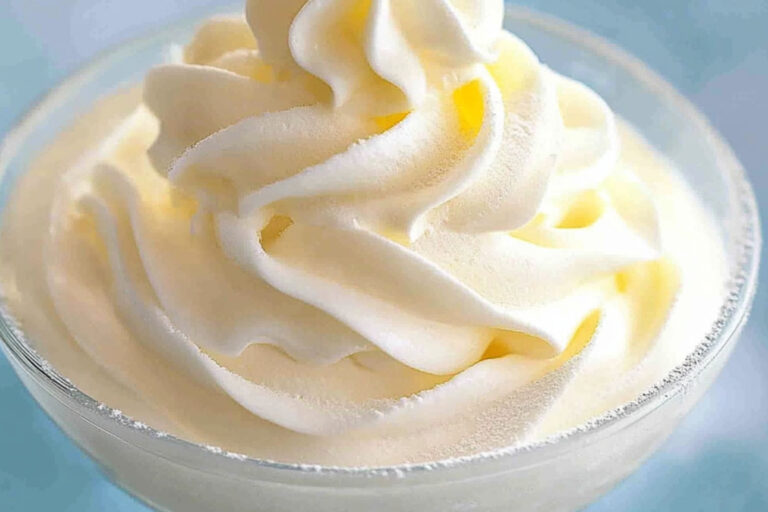 Deliciosa Crema Chantilly: Suave y Dulce