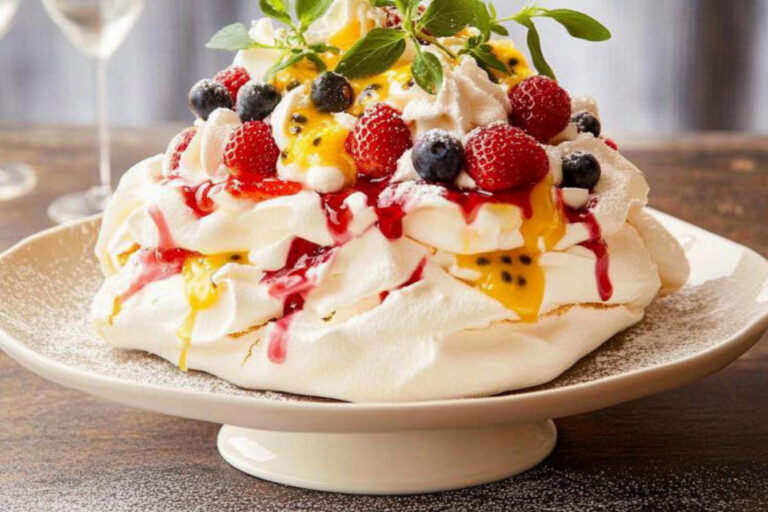 Deliciosa Pavlova Royale: Un Postre Irresistible