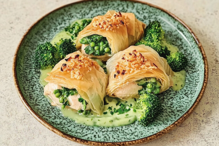 Deliciosa Pollo Kyiv Envueltos en Filo