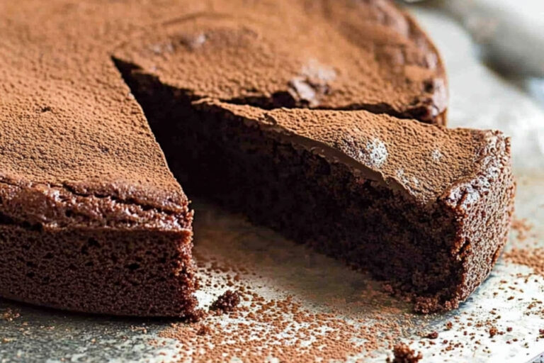 Deliciosa Torta de Chocolate Sin Harina